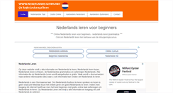 Desktop Screenshot of nederlands-leren.net